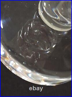 1-SIGNED 8.5 Steuben Crystal Braided Twist Candlestick Candleholders