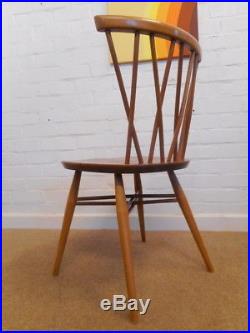 £100 OFF STUNNING 50s 60s ERCOL Candlestick Set of Dining Chairs Retro Vintage