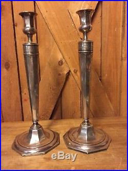 14 Sterling Silver Candlesticks EARLY Reed & Barton Antiqne Vintage LARGE RARE