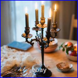 1Pc Candlestick Vintage Delicate Practical Stable Table Decoration