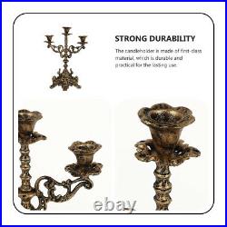 1Pc Retro Style Candle Stand Table Candlestick Vintage Candlestick for Desk