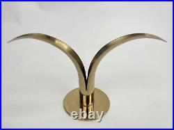 2-9wide x 5 Vintage made in Sweden Ystad- Metall Brass Lily Liljan Candlestick