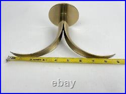 2-9wide x 5 Vintage made in Sweden Ystad- Metall Brass Lily Liljan Candlestick