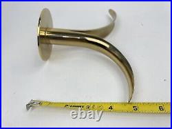 2-9wide x 5 Vintage made in Sweden Ystad- Metall Brass Lily Liljan Candlestick