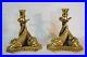 2-Antique-Vintage-Bronze-Brass-Candle-Holders-Candlesticks-Fish-Griffin-DOLPHINS-01-agjy