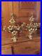 2-Old-French-Antique-Vintage-Brass-Church-Floral-Flowers-Candlestick-Canelabra-01-gps