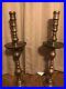 2-Vintage-Brass-Candlesticks-Candle-Holders-Floor-Altar-Church-Large-Pair-39-5-01-gkek
