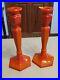 2-Vintage-Northwood-Colonial-696-Coral-Red-10-1-4-Tall-Candlestick-Holders-01-se