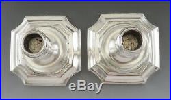 2 Vintage Sterling Silver Tiffany & Co Georgian Style Candlestick Holders