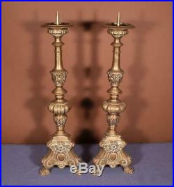 26 Vintage/Antique French Bronze Candlesticks/Candelabra