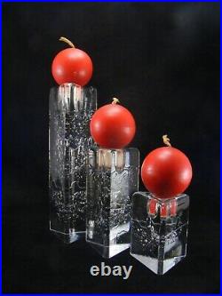 3 Vintage'Archipelago' Candlesticks Designed by Timo Sarpaneva for Iittala