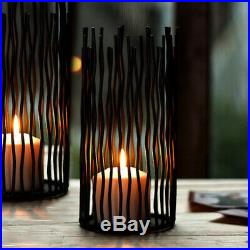 3pcs/set Vintage Chic Wedding Candlestick Dining Table Decor Candle Holders