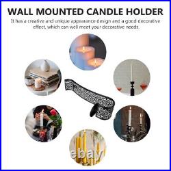 4 pcs Vintage Candlestick Holders Wall Mounted Candlestick