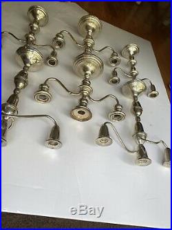 6 Vintage Duchin Creation Sterling Silver Weighted Candelabras (6)Candlesticks