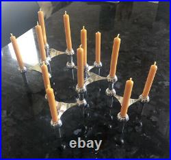 A Set Of 6 Vintage Stoffi Nagel Modular Candlesticks/Holders 1960s