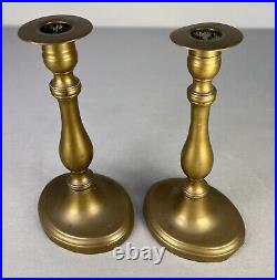 Amazing Pair Of French Vintage Candle Holders (lot 5177)