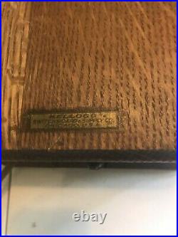 Antique 1908 Kellogg Candlestick Telephone Vintage Wood Crank Case Nice