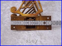 Antique Art Deco Design Brass Piano Candlestick Candle Vintage around 1920