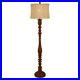 Antique-Floor-Lamp-Brown-Candlestick-Wood-Base-with-Beige-Drum-Shade-Vintage-Decor-01-mudt