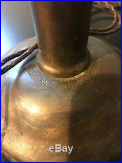 Antique Vintage American Bell Candlestick Telephone Phone 1892 Ear Piece 1913