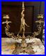 Antique-Vintage-Art-Nouveau-Iron-Gold-Gilt-Woman-Candelabra-Candlestick-Holder-01-ehwx