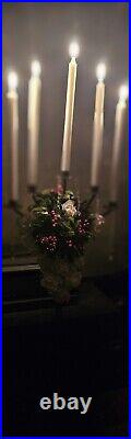 Antique Vintage Rustic Floor Standing Christmas Church Candelabra Candle Stick