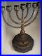 Antique-vintage-Jewish-brass-gold-plate-candle-holder-01-pn