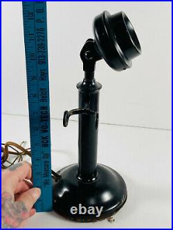 Antique vtg Western Electric Candlestick telephone NICE untested