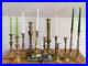 Assorted-Pairs-of-Vintage-Brass-Taper-Candle-Holders-Antique-Candlesticks-01-wnw