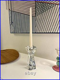 Baccarat Diomede Crystal Candlestick Candle Holder NEW Made In France