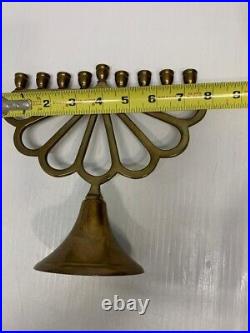 Brass copper Antique vintage candle holder