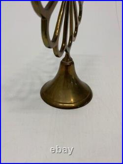 Brass copper Antique vintage candle holder