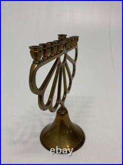 Brass copper Antique vintage candle holder