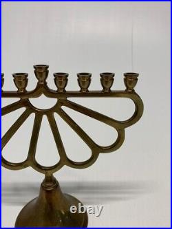 Brass copper Antique vintage candle holder