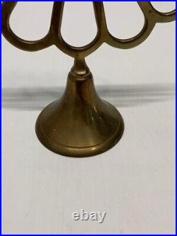 Brass copper Antique vintage candle holder