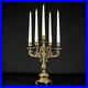 Candelabra-Bronze-Candle-Holder-Baroque-Gilded-French-Vintage-5-Lights-15-01-pcje