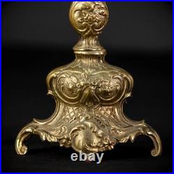 Candelabra Bronze Candle Holder Baroque Gilded French Vintage 5 Lights 15