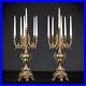 Candelabra-Pair-Two-Bronze-Candle-Holders-mid-1900s-Vintage-Baroque-24-01-gvl