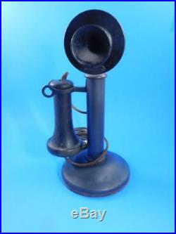 Candle Stick Phone With Ringer Western Electric Antique Vintage