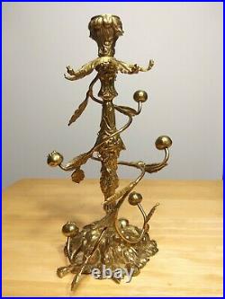Candlestick Candle Holder Candelabra Vintage Decorative Antique Brass