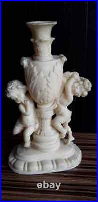 Candlestick with angels of the USSR. Resin 70s