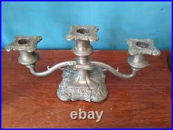 Collection Of Antique And Vintage Metal Candlesticks