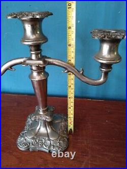 Collection Of Antique And Vintage Metal Candlesticks