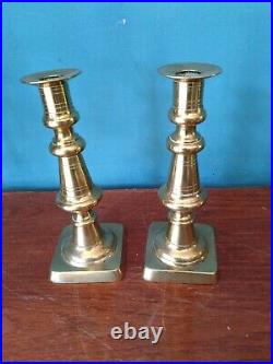 Collection Of Antique And Vintage Metal Candlesticks