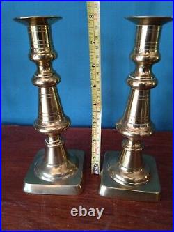 Collection Of Antique And Vintage Metal Candlesticks