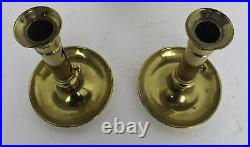 Couple Vintage Candle Sticks Candle Holders Brass Sliding candle holders