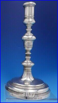 Crichton By English Sterling Silver Candlestick Vintage Antique (#4020)