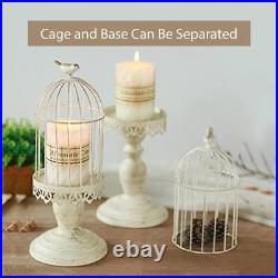 Decorative Bird Cages for Weddings Vintage Candlestick Holders Iron Candleholder