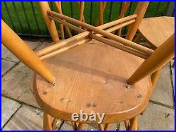 Ercol Candlestick Chairs x 4