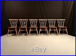 Ercol Candlestick Dining Chairs Vintage Excellent Condition